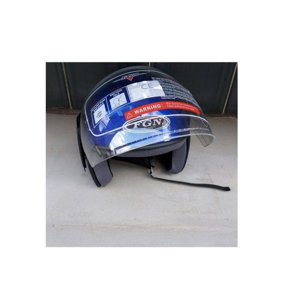 FGN félzárt bukósisak plexivel motorhoz M-es méretben - Image 3