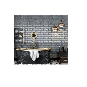 Öntapadós 3D téglamintás falmatrica