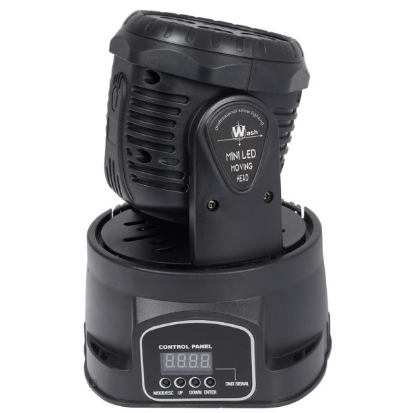 Flash LED forgó fejes party rgbw fény vetítő 7x10w, robotlámpa hangszinkronizálással - Image 5