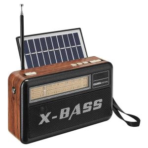 GOLON RX-BT168S Napelemes 3 sávos Rádió