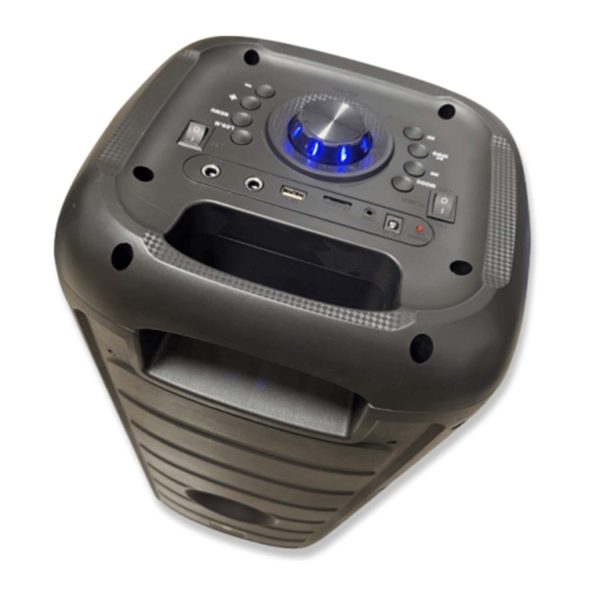 GY-5048 Bluetooth 5.0 hangfal karaoke mikrofonnal, 2x8", 40W - Image 4