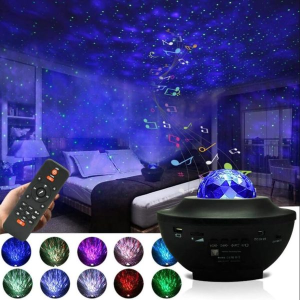 Galaxis LED projektor és Bluetooth hangszóró - Image 5