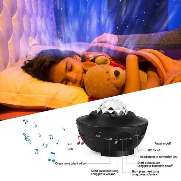 Galaxis LED projektor és Bluetooth hangszóró - Image 2