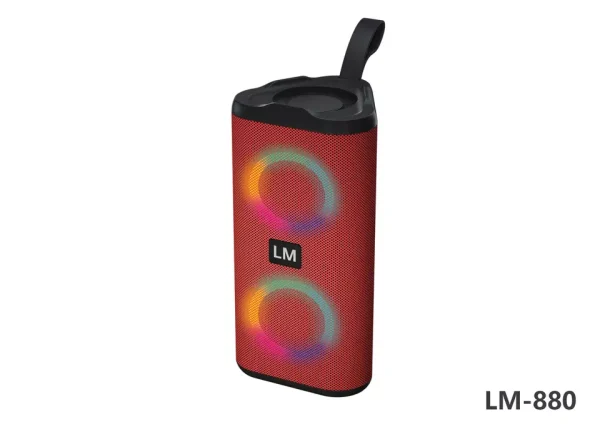 LM-880 vezeték nélküli bluetoothos térhatású hangszóró RGB fénnyel - Image 2