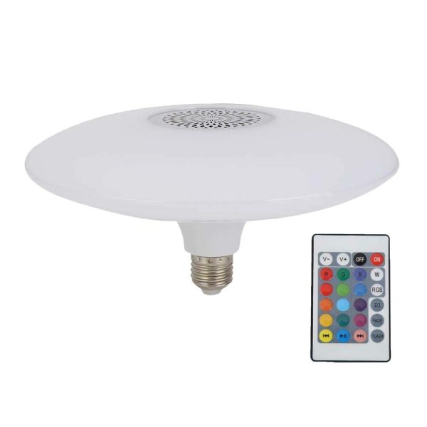 RBG bluetoothos, színes ufo lámpa hangszóróval, távirányítóval, 24 W - Image 5