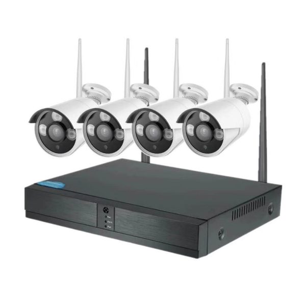 P2P Wifis FULL HD Biztonsági megfigyelő kamera rendszer,4 kamerás, vezeték nélküli