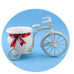 Műanyag tricikli,asztaldísz