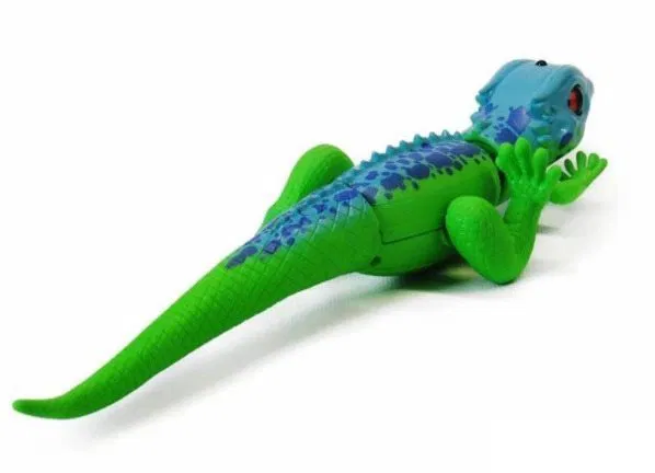 Élethű távirányítós Gyík ,led fényekkel , 35 cm - Image 8