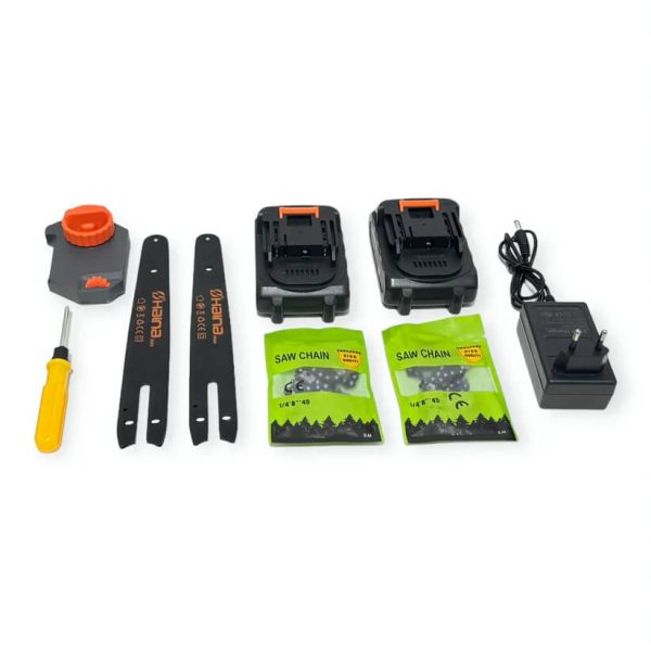 Haina HM-6800, Professzionális Olajzós Láncfűrész 2db 62V akkuval+ 2 lánc/vezető (m) - Image 3