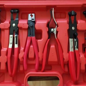 Haina vízcső bilincsfogó készlet 9 részes, 18-54 mm, kofferben HA-1375