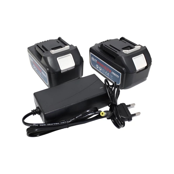 Hitman HT-BBC-62TR Szerszámgép akkumulátor csomag( 2db akku+ gyorstöltő) 62V, 8.0 Ah - Image 2