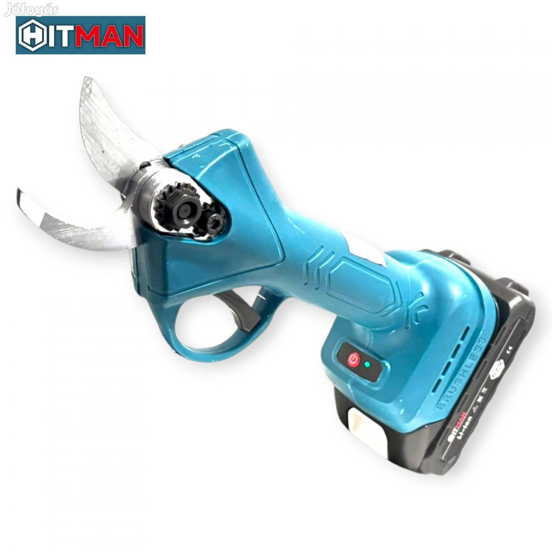 Hitman HT/Bacd-2449Rx 4 az 1-ben Akkus Kerti Szerszám Készlet,  mini láncfűrész, metszőolló, 2 az 1-ben sövényvágó és fűnyíró - Image 10