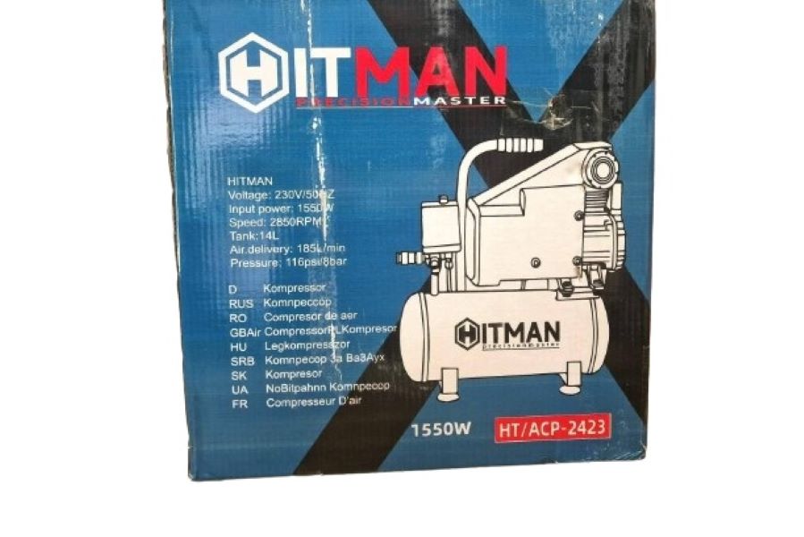 Hitmann 14 literes kompresszor, 1550 W 8/bar 185L/min HT/ACP2423 - Image 3