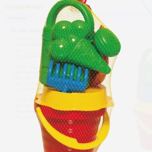 Szemcsés Szafari 7db-os Nagy Hullámos Homokozó