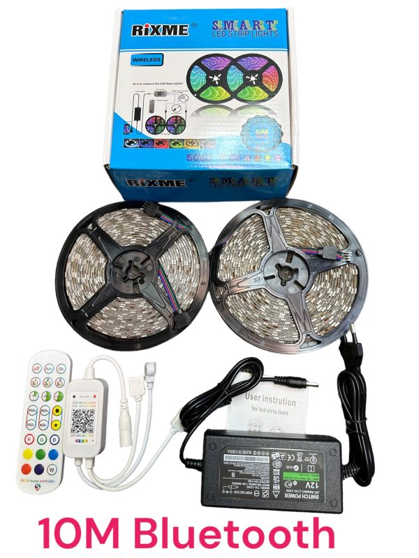 Rixme smart bluetoothos led szalag 2 x5 méteres távirányítóval - Image 2