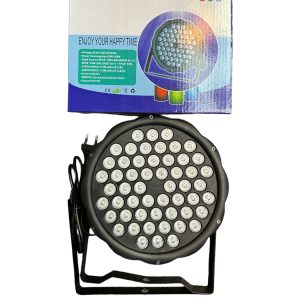 RGB ledes kivetítő 54 led, DMX, 8 csatorna, diszkó fény