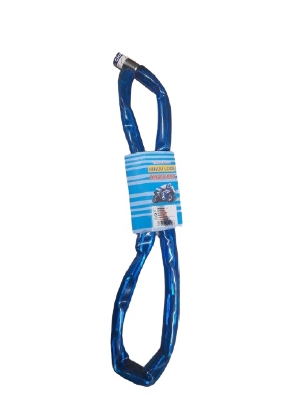 Motorzár lánccal , kék