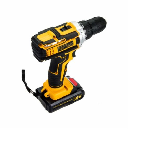 THo 36 V 2 akumulátoros fúró csavarozó gép  28 db  os kiegészítővel - Image 3