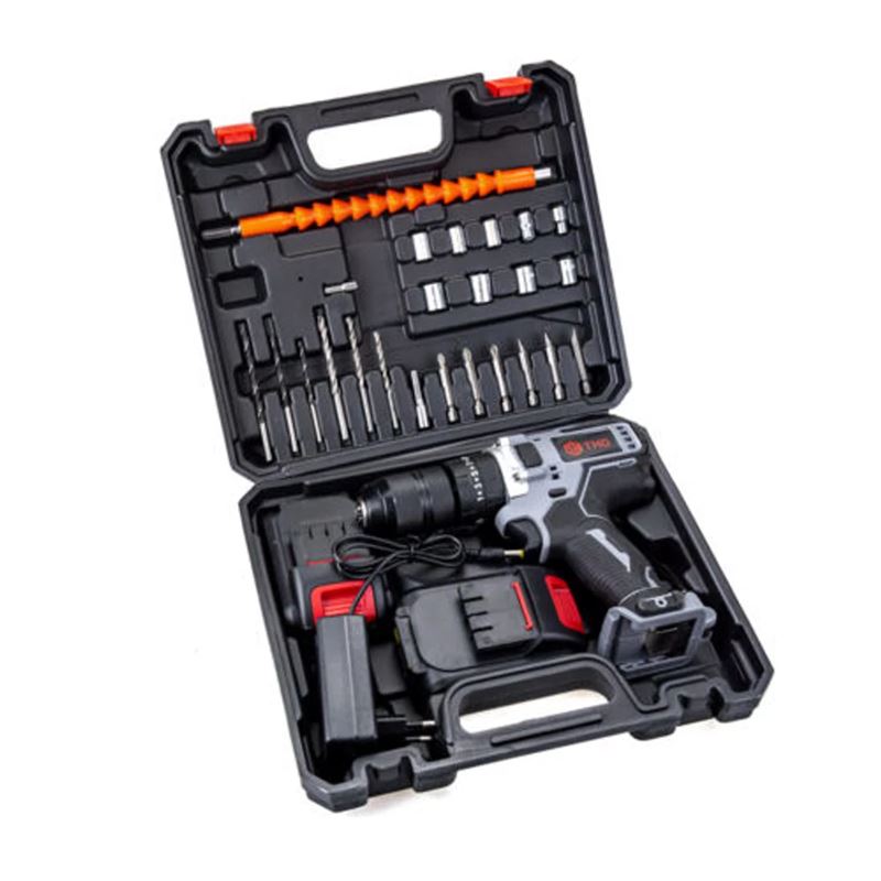 Tho M-9005 Ütvefúró 2db 48V akkuval, 28 kiegészítővel, 1350rpm - Image 6