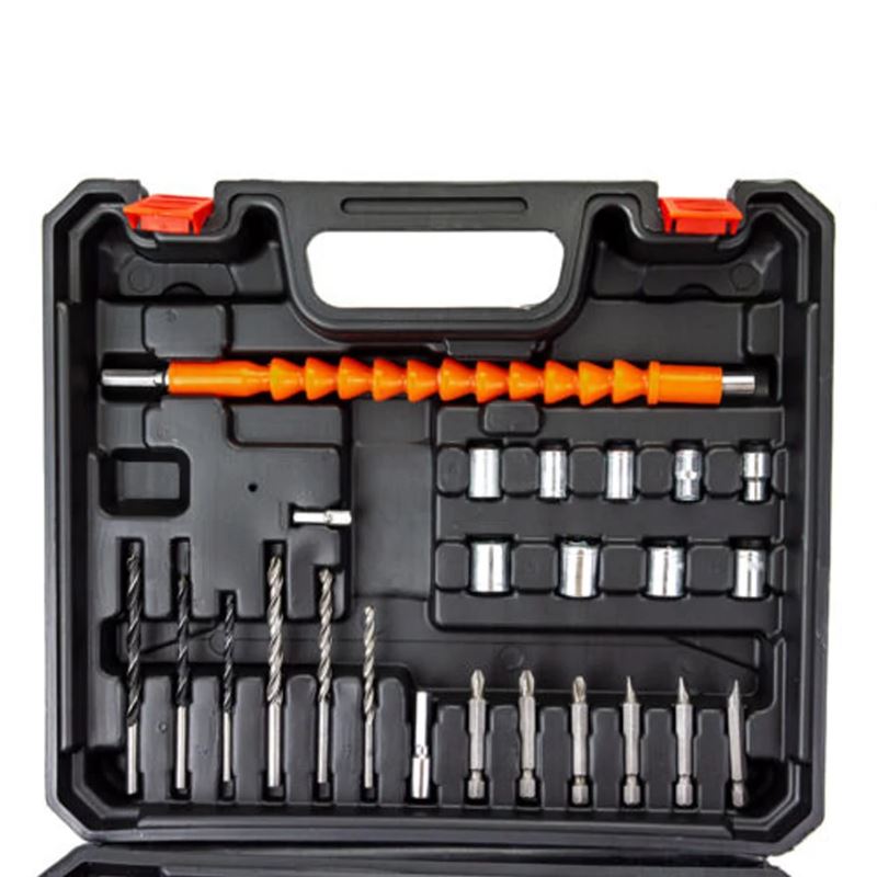 Tho M-9005 Ütvefúró 2db 48V akkuval, 28 kiegészítővel, 1350rpm - Image 3