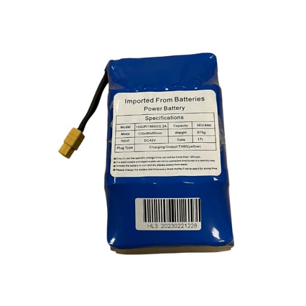 Li-ion akkumulátor, hoverboardhoz, elektromos robogóhoz/ rollerhez 36V, 4000mAh - Image 3