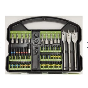 Professzionális 101 részes fúró, bit készlet , mágneses, fúró szár készlet , fa/fém/beton maró fejekkel