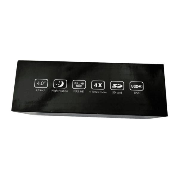 FHD DVR széles látószögű menetrögzítő kamera, tolató kamerával, FULL HD, 4 colos kijelzővel - Image 4