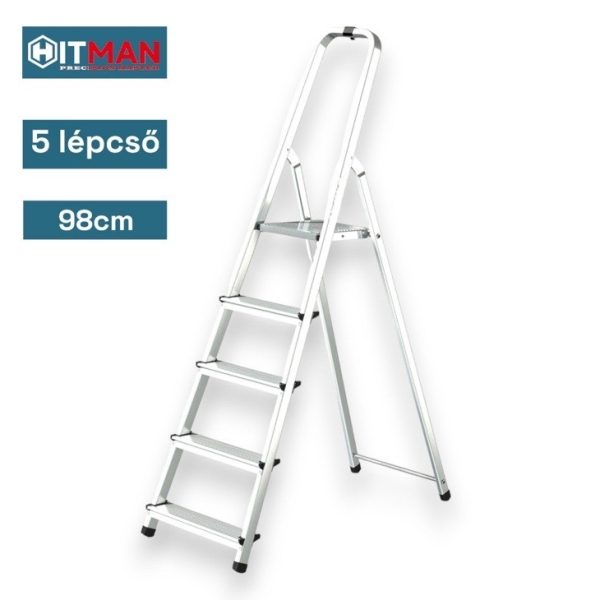 Hitman Háztartási Kiterített Létra (5 lépcső, 98 cm) - Image 2