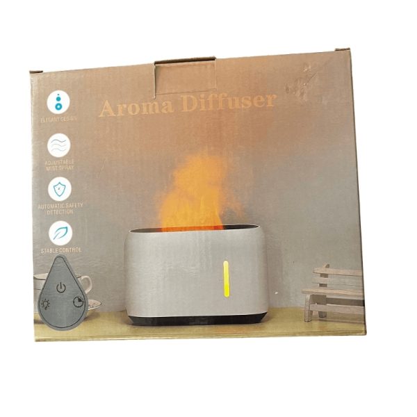 KJR-191 Aroma diffúzor, elektromos párologtató,14 W, láng szimuláló, távirányítóval - Image 6
