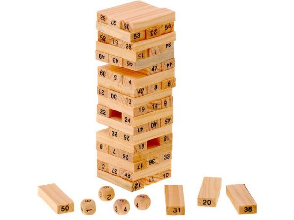 Jenga társasjáték ,dobókockákkal - Image 3