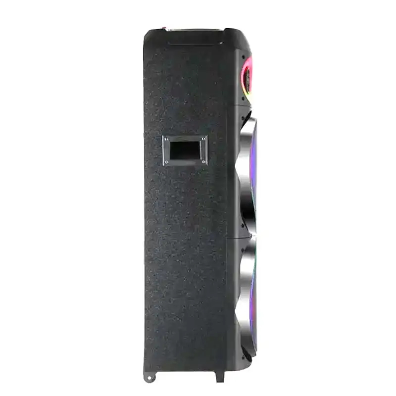 JT-1210 Vezeték nélküli hangszóró, 2*12" mélynyomó+Twitter, távirányítóval, 2 DB mikrofonnal - Image 4