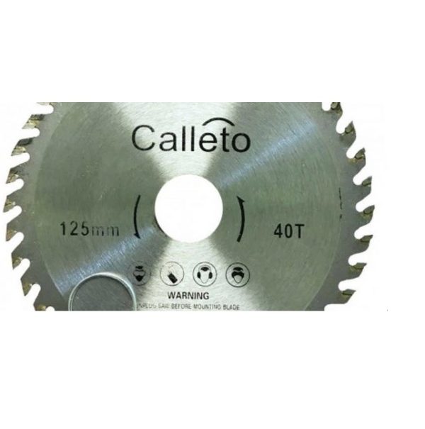 40 fogas 125 mm-es körfűrészlap - Calleto - Image 3