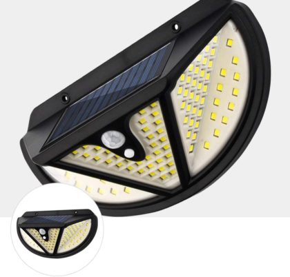 NF-118 napelemes kültéri mozgásérzékelős fali lámpa 17 118 SMD ledes, 17 x 10 cm - Image 3