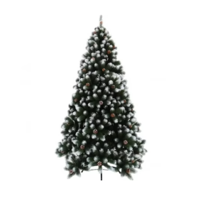 Havas 3D Prémium Műfenyő, Karácsonyfa tobozzal talpal 90 cm