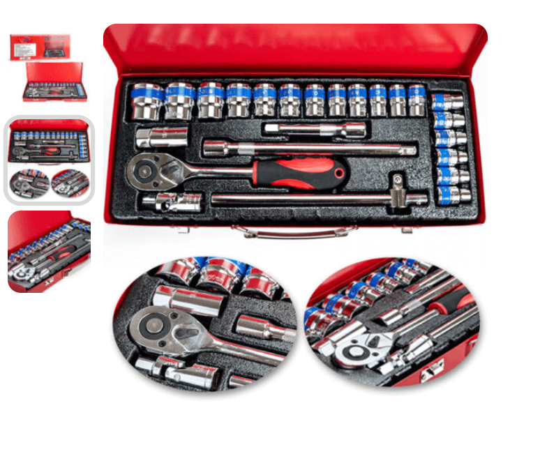 Racsnis Dugókulcskészlet 25 db -os - Image 4