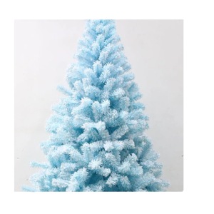 Prémium exclusive Kék Havas karácsonyfa, Műfenyő talpal 240 Cm