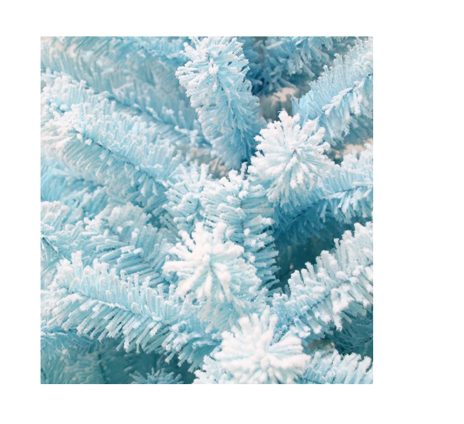 Prémium exclusive Kék Havas színű Karácsonyfa, Műfenyő 180 cm -240 cm - Image 7