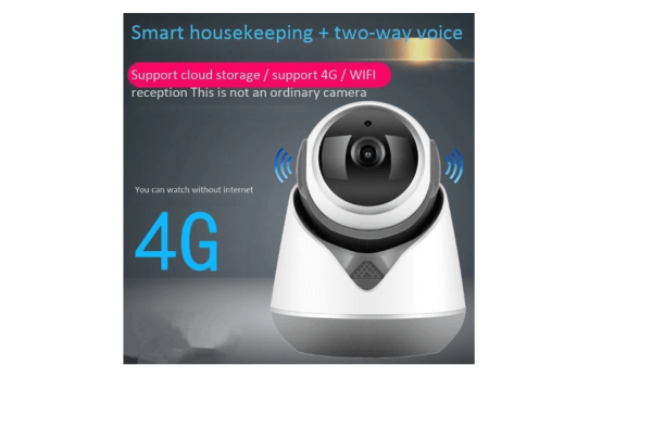 WIFI BiTecBC-803 intelligens térfigyelő kamera IP, 2.0 MP, HD 1080p, Automata forgatás, Mozgásérzékelő, kétirányú kaputelefon, Éjszakai látás, Riasztó, Fehér - Image 7