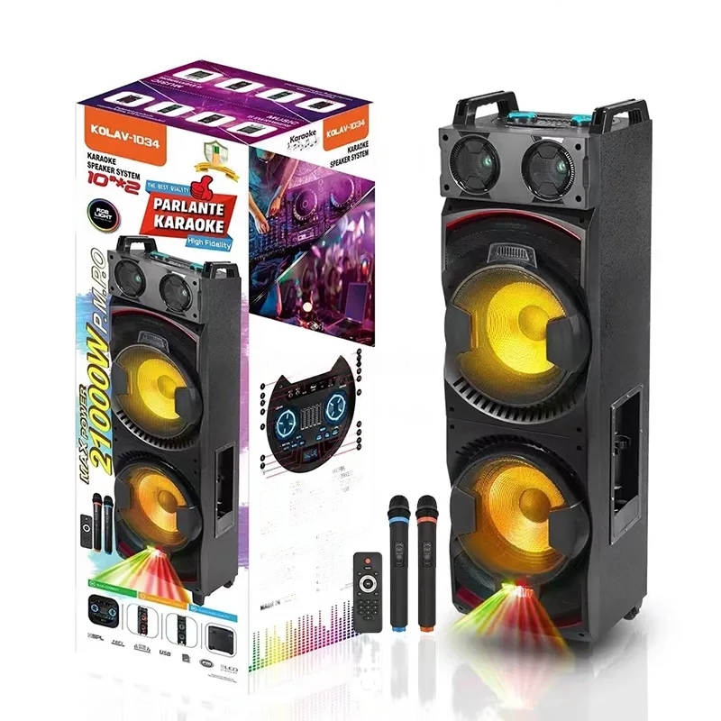 Kolav-1034 Bluetooth hangszóró távirányítóval, 10 hüvelykes PMPO 21000 W - Image 2