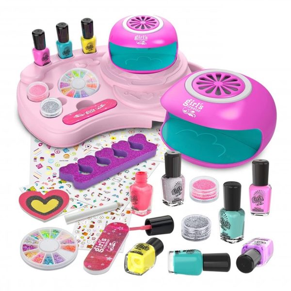 Manikür,pedikür készlet lányoknak , játék szárítóval és rengeteg kiegészítővel - Image 2