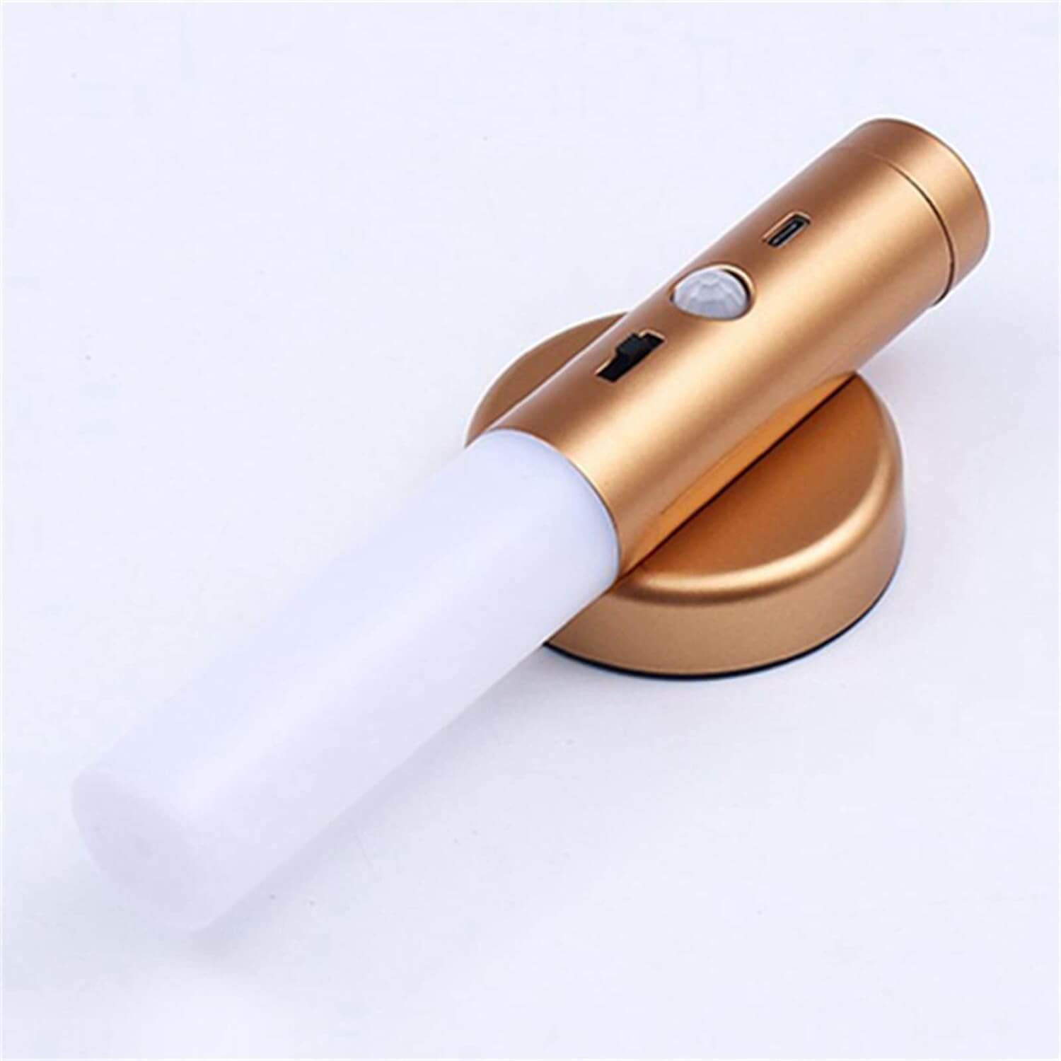 LED fáklya, mozgásérzékelős fali lámpa, levehető (mágneses) - Image 6