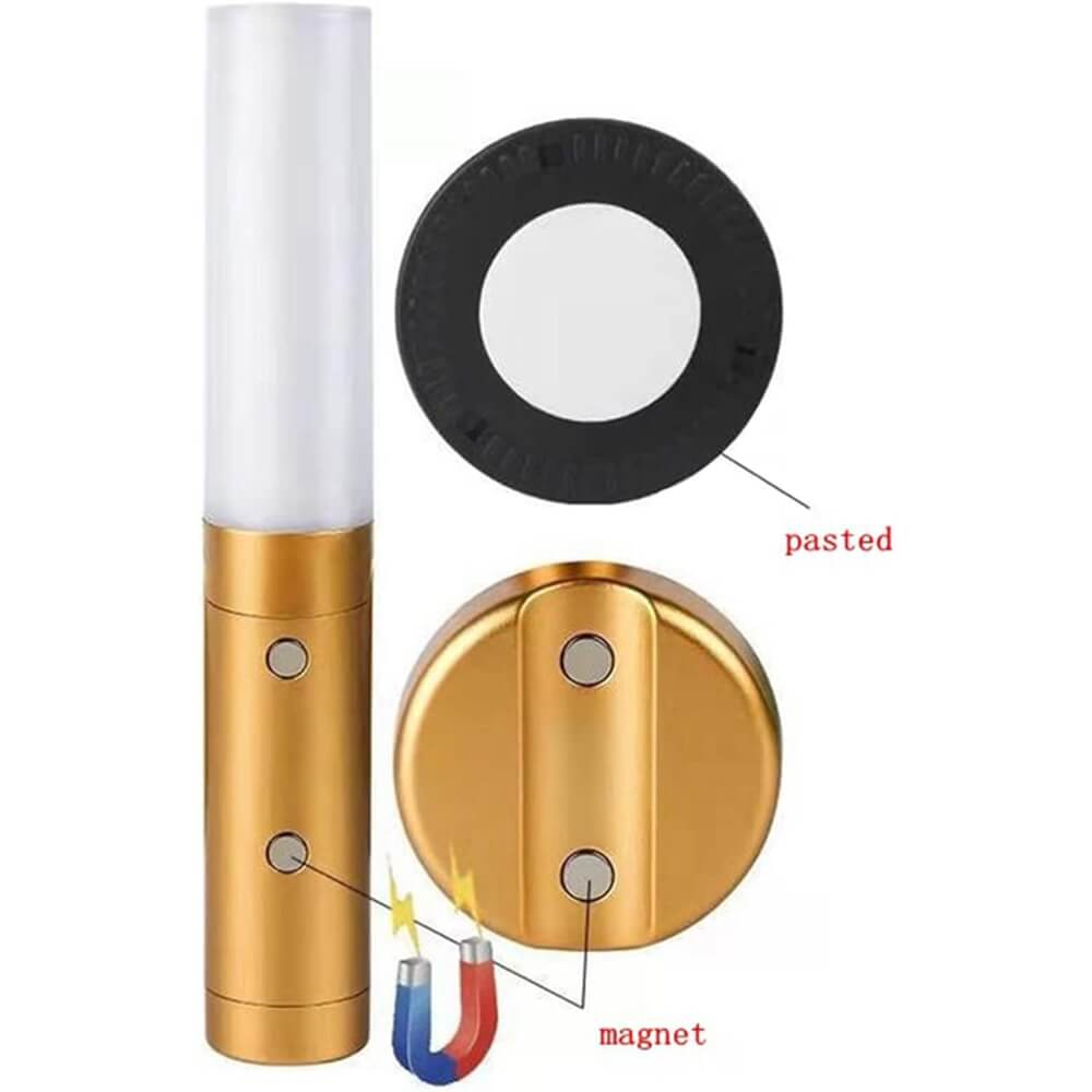 LED fáklya, mozgásérzékelős fali lámpa, levehető (mágneses) - Image 9