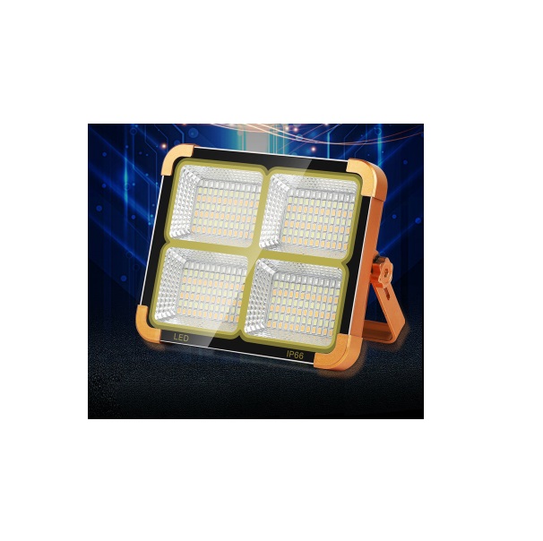 Napelemes Kemping lámpa, reflektor 500W, FAD8-3366D - Image 3