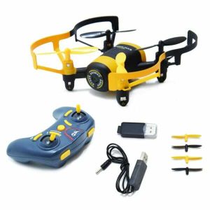 Mini négy csatornás drón, 6 tengelyű giroszkóppal , 360 °-os fordulat , 4-5 perc működési idő , 3 sebességi szint