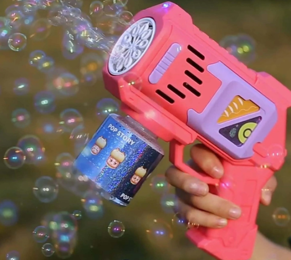 Mágikus sorozatfújó Buborékfújó pisztoly , rózsaszín - Image 8