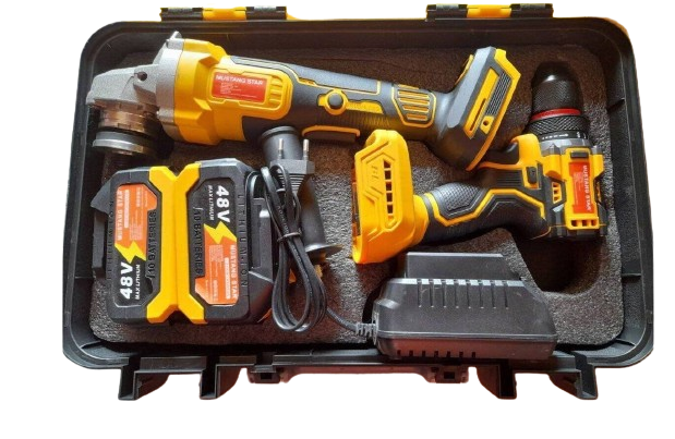 Mustang Star szerszámszett sarokcsiszoló és csavarbehajtó 2 akkumulátor 48 V - Image 3