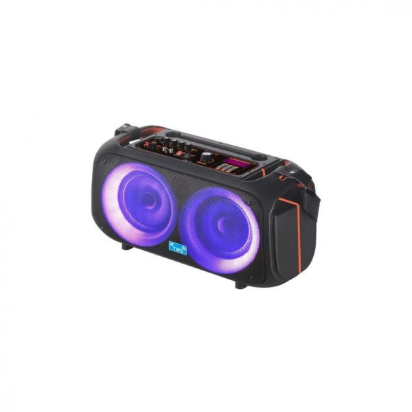 NDR-Q68 hordozható hangszóró válpánttal, 50W, 6,5” X 70z BASS - Image 4