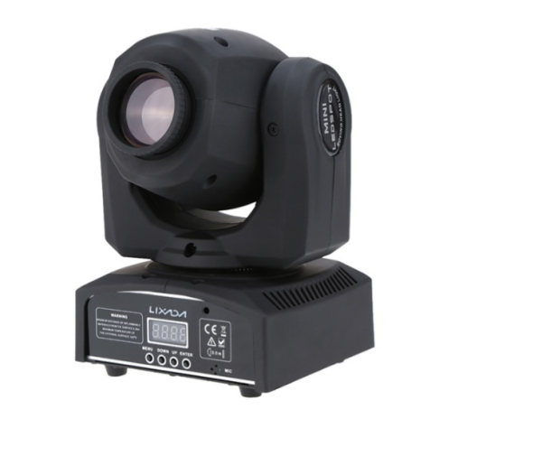 Mini mozgófejes fénykivetítő 60W RGB 8 szín és 8 minta - Image 2