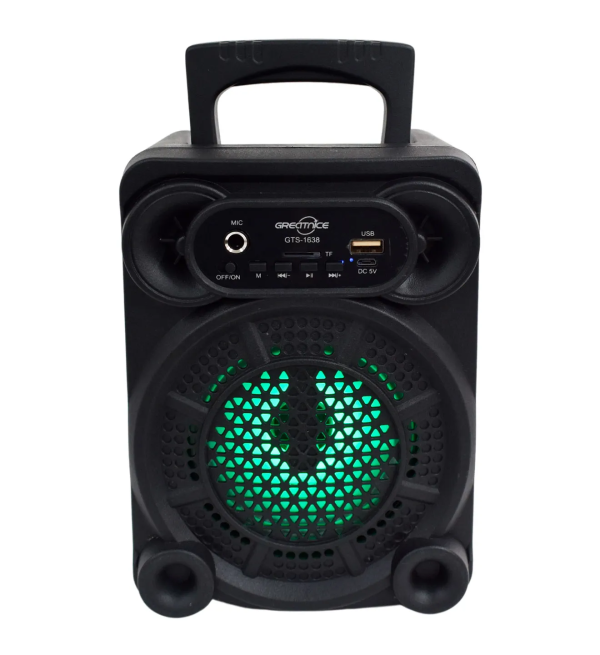 GTS 1638 Hordozható karaoke bluetooth hangszóró mikrofonnal