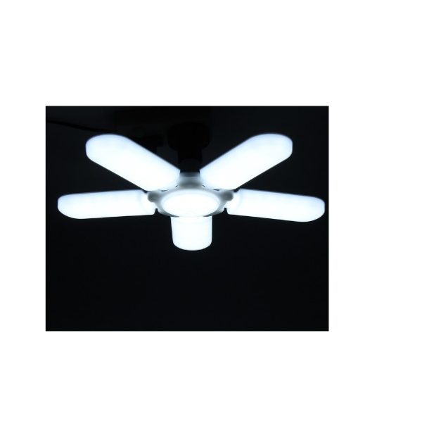 Ötágú, összecsukható, E27 LED izzó, 45W teljesítménnyel - Image 4